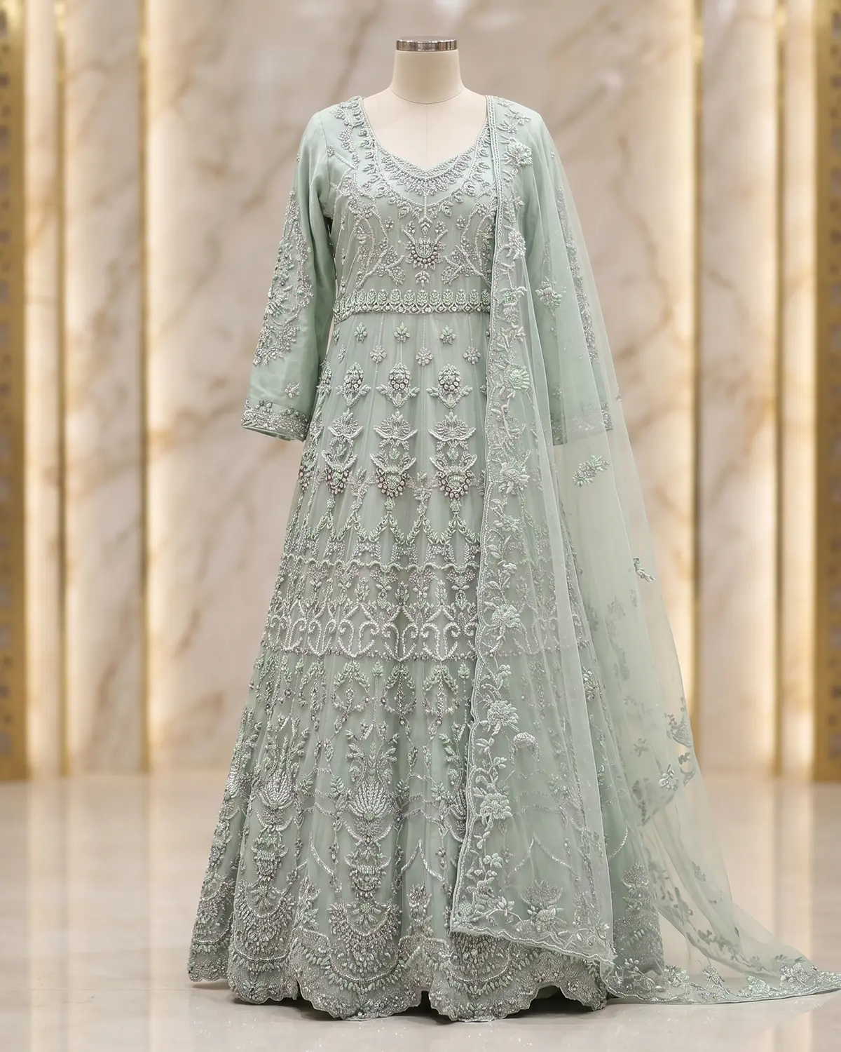 Sea Green Formal Maxi