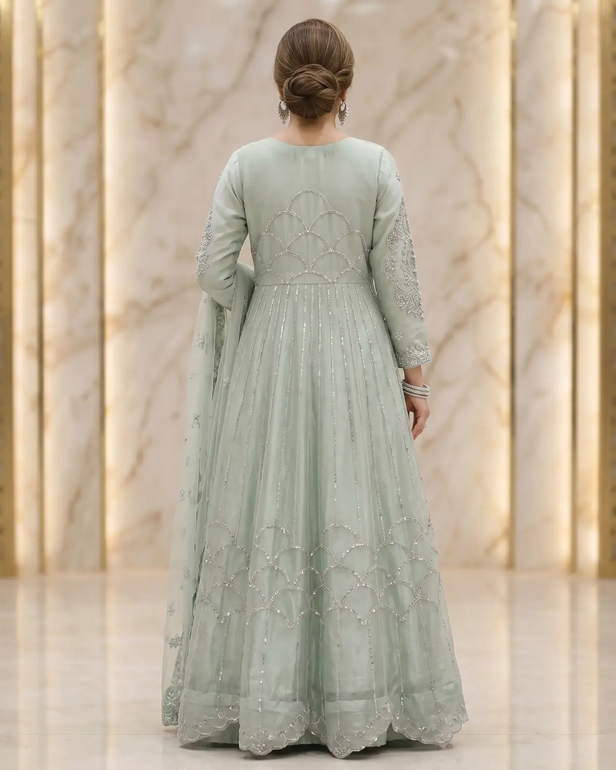Sea Green Formal Maxi - Image 4
