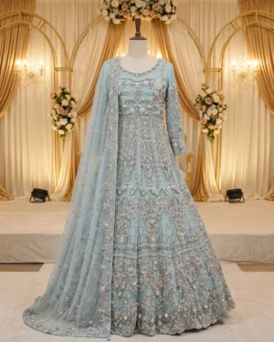 Sky Blue Ayra Bridal Maxi