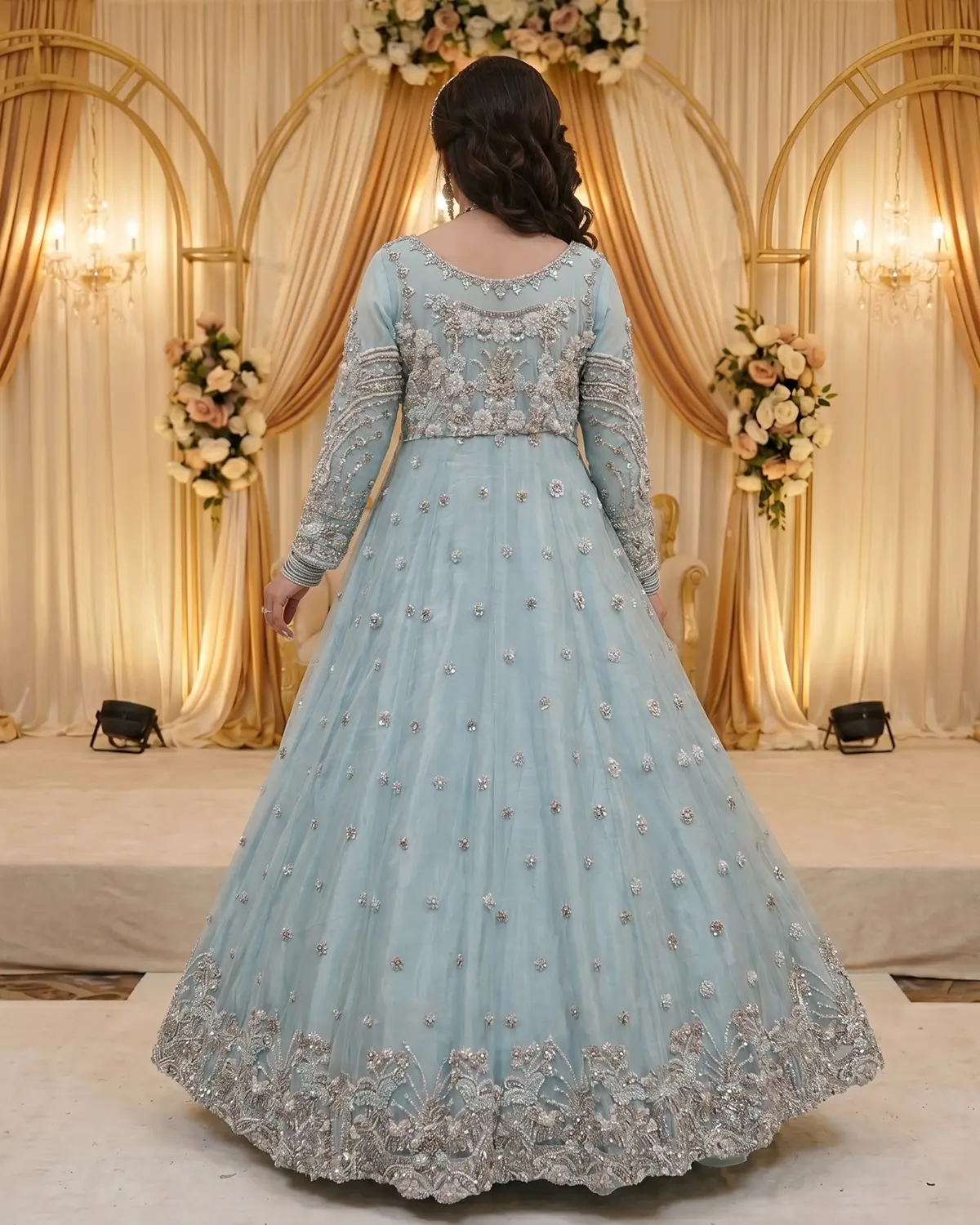 Sky Blue Ayra Bridal Maxi - Image 3