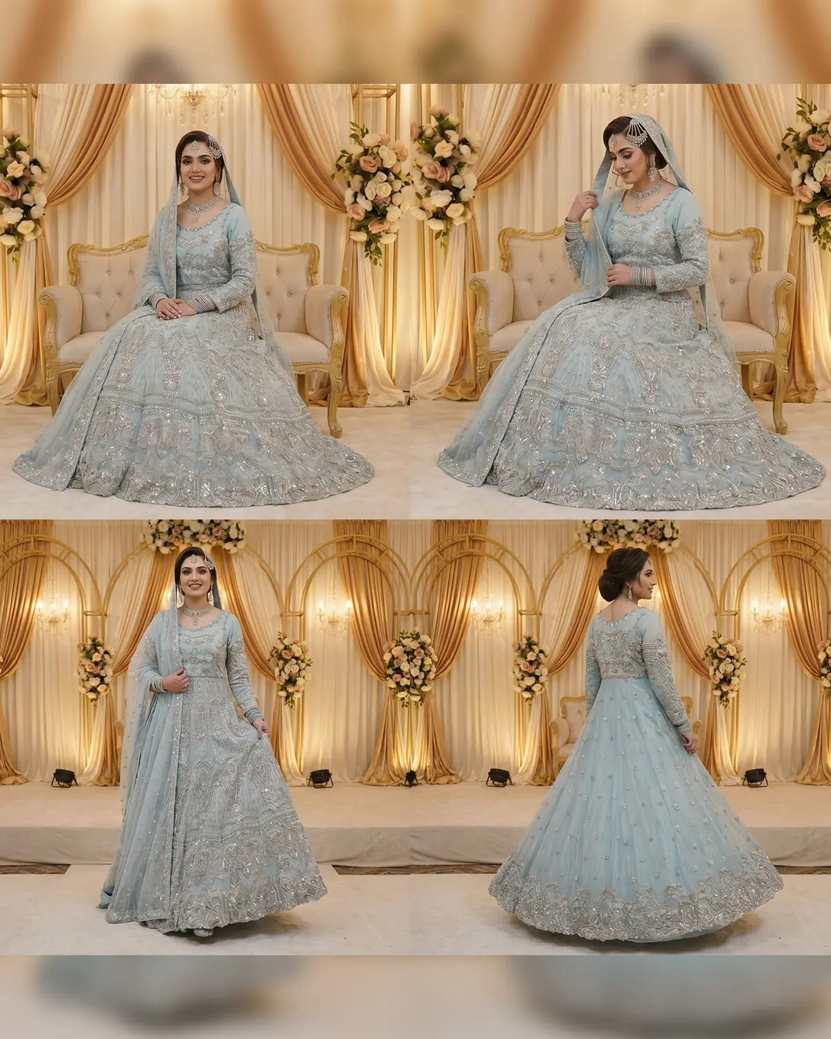 Sky Blue Ayra Bridal Maxi - Image 4