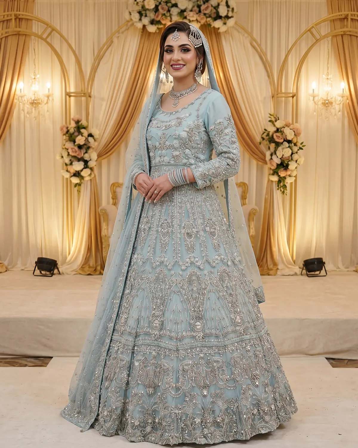 Sky Blue Ayra Bridal Maxi - Image 2