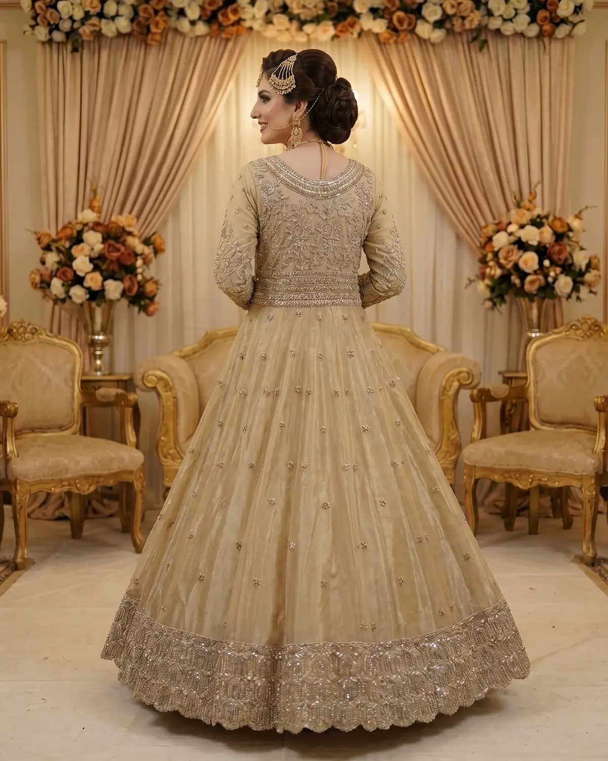 Soft Gold Rania Bridal Maxi - Image 3