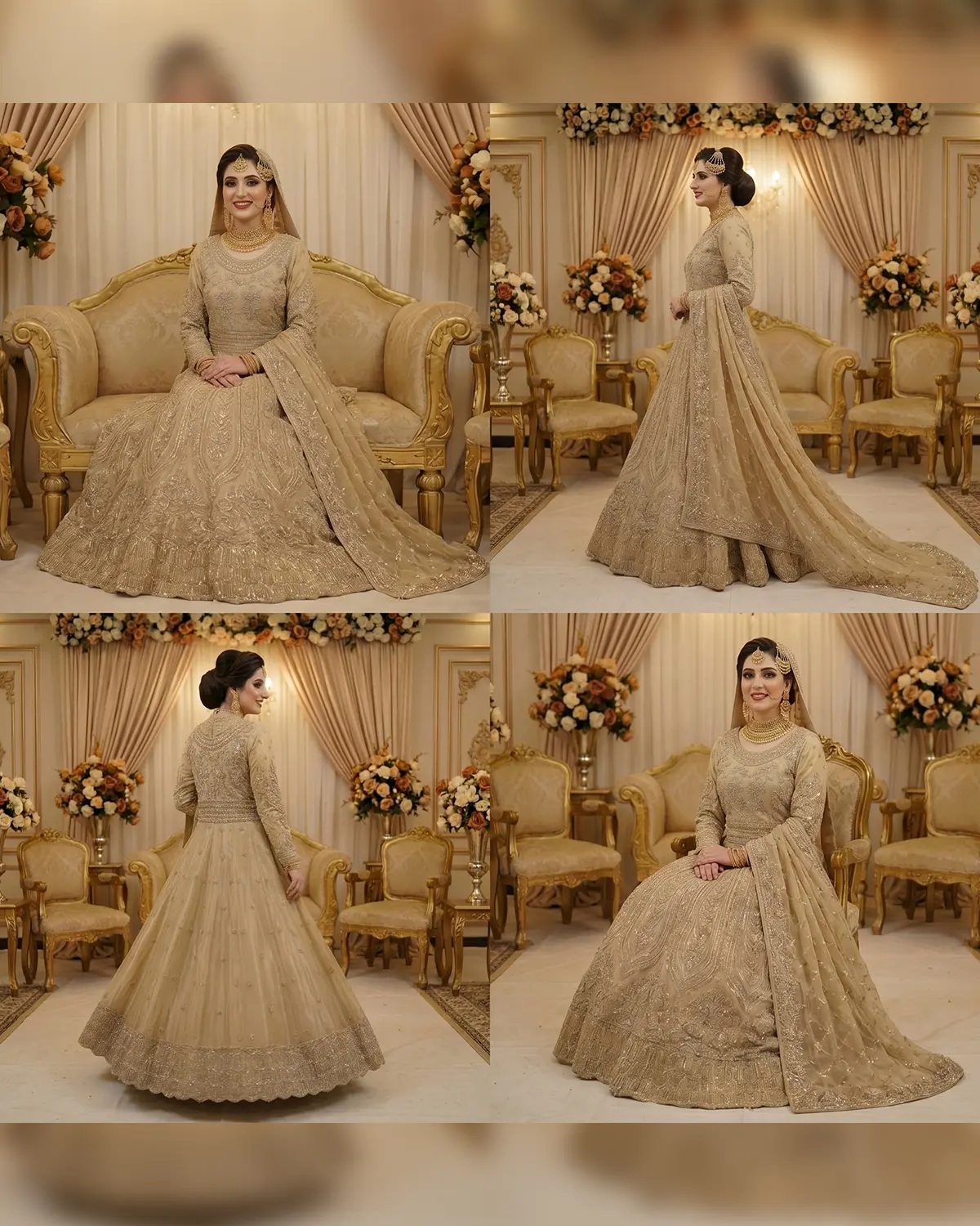 Soft Gold Rania Bridal Maxi - Image 4