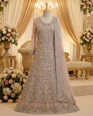 Soft Pink Ramsha Bridal Maxi