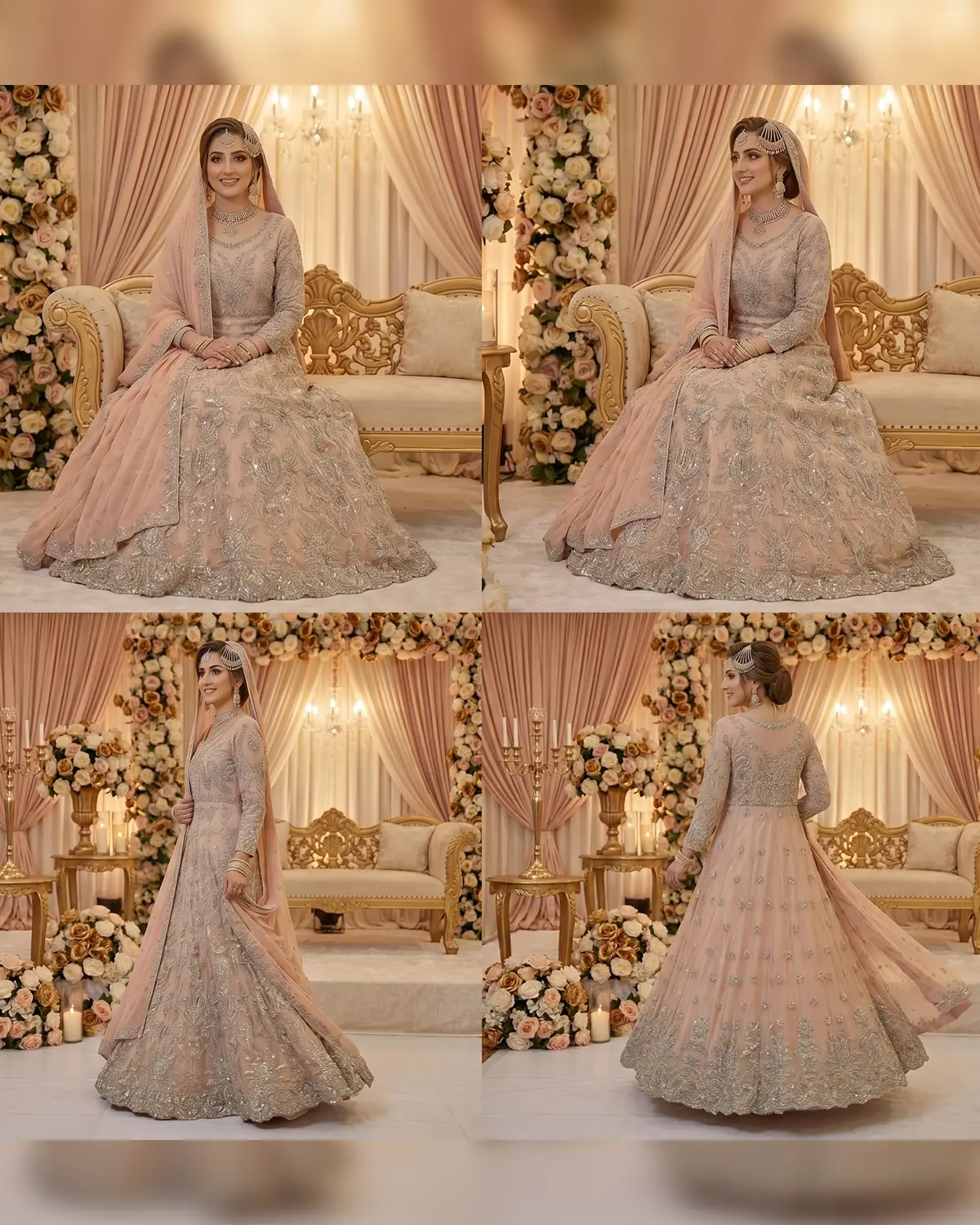 Soft Pink Rania Bridal Maxi - Image 4