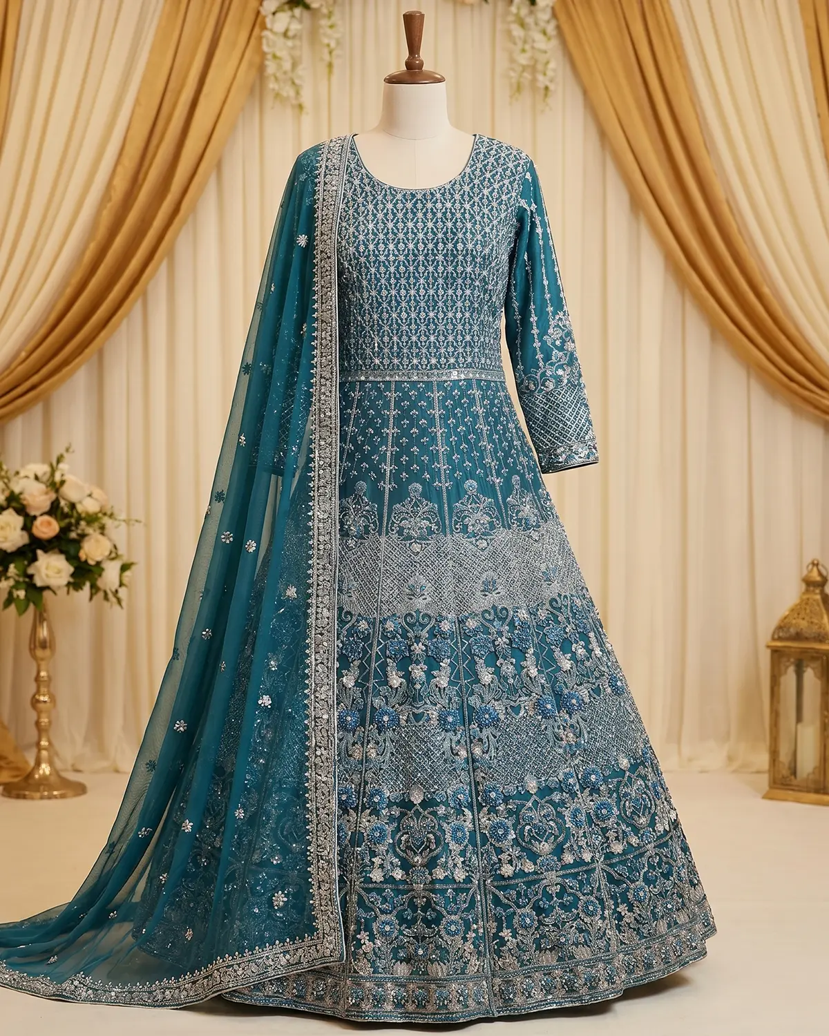 Zinc Embellished Formal Maxi
