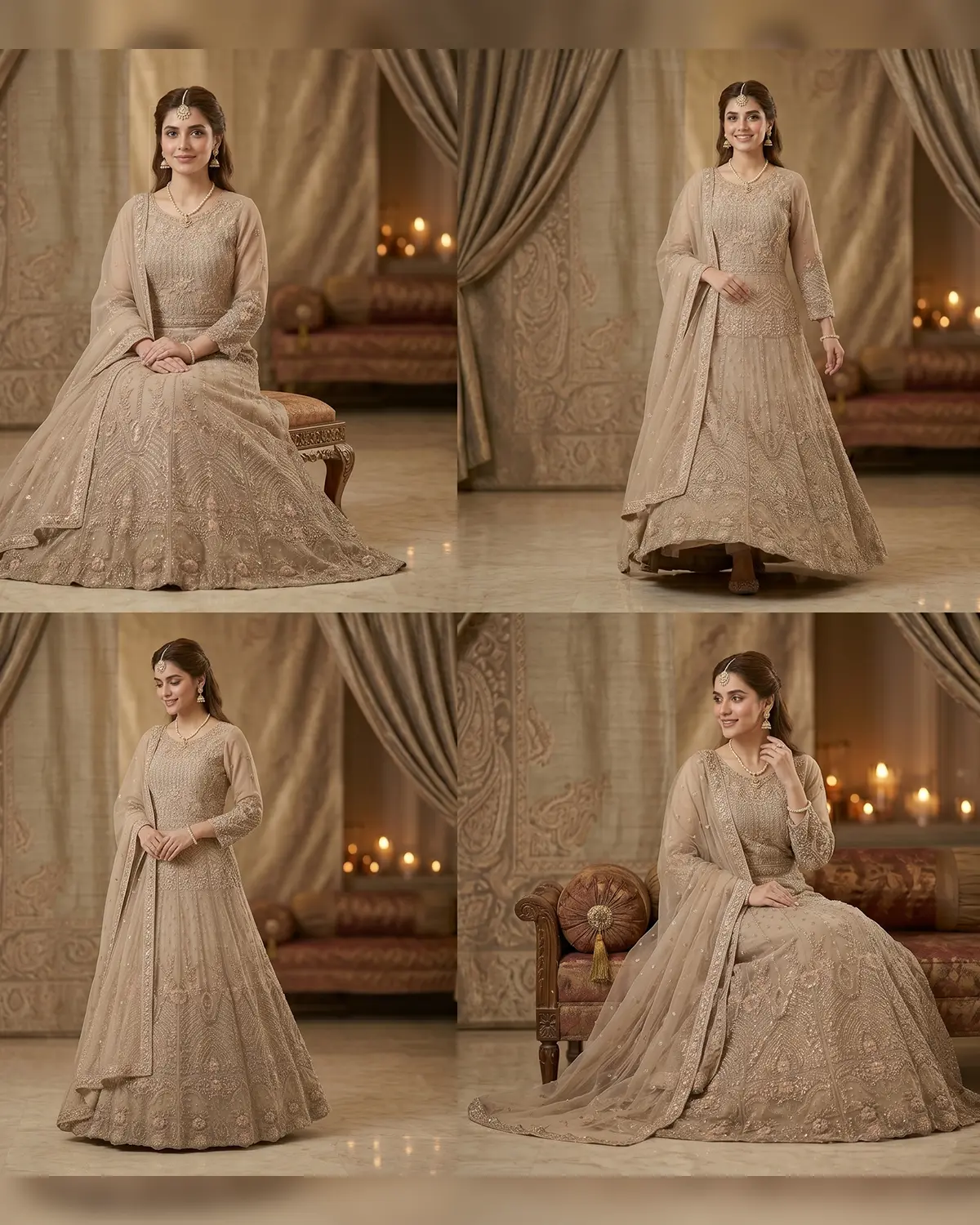 Beige Pearl Formal Maxi - Image 4