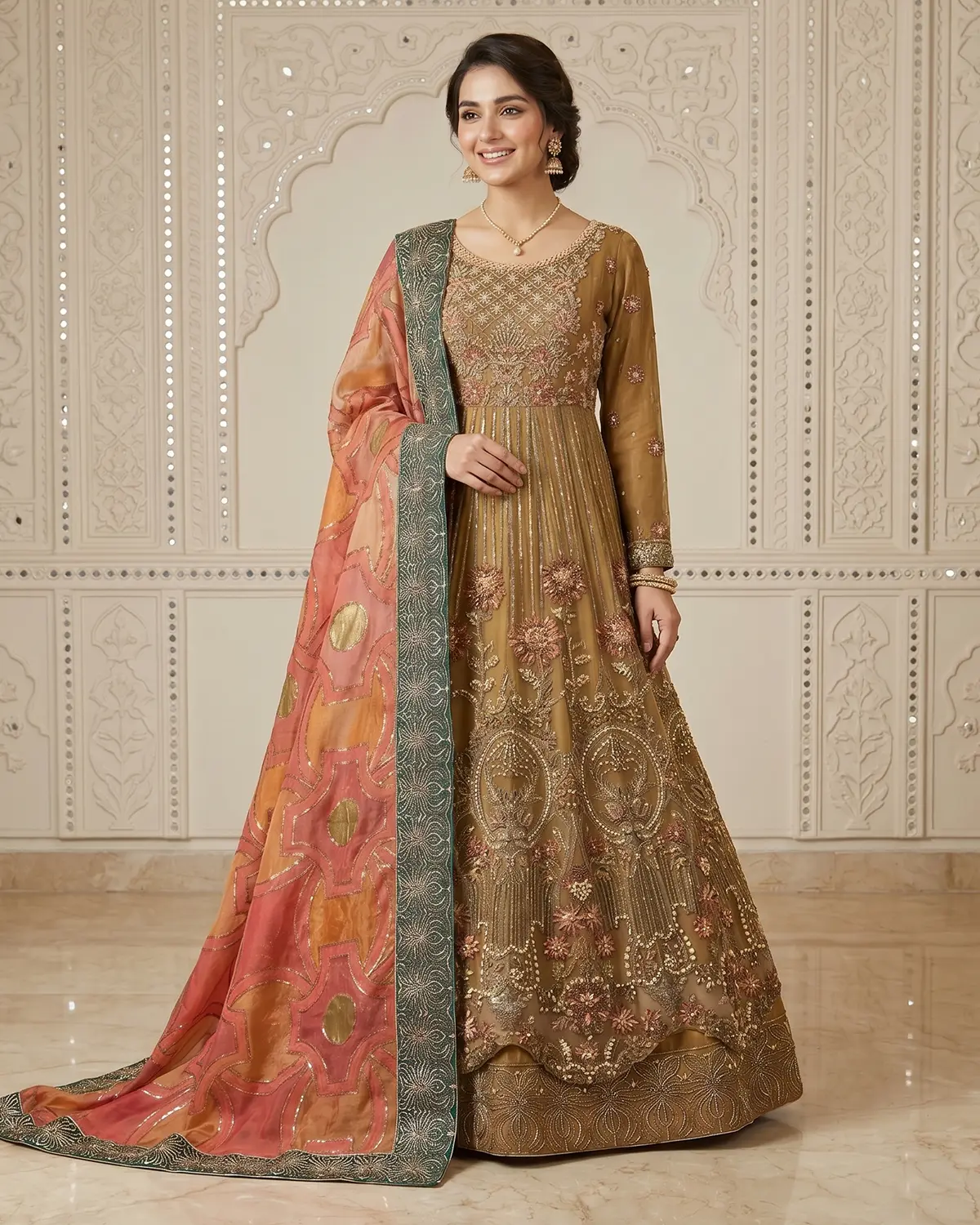 Dark Embellished Formal Maxi - Image 2