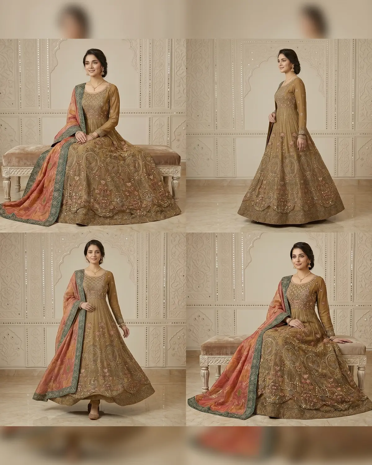 Dark Embellished Formal Maxi - Image 4