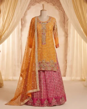 Duo Jewels Formal Lehenga Shirt