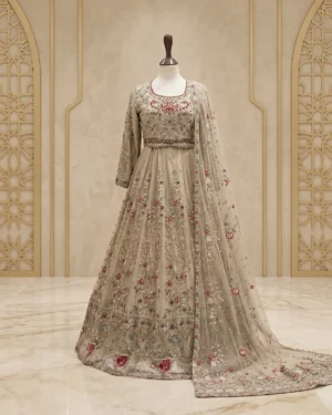 Gold Jewel Formal Lehenga Choli