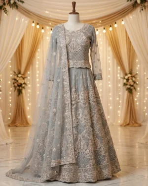 Grey Rani Formal Lehenga Choli