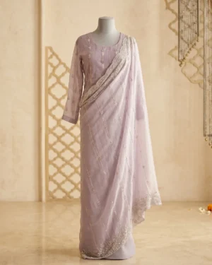Light purple Saree