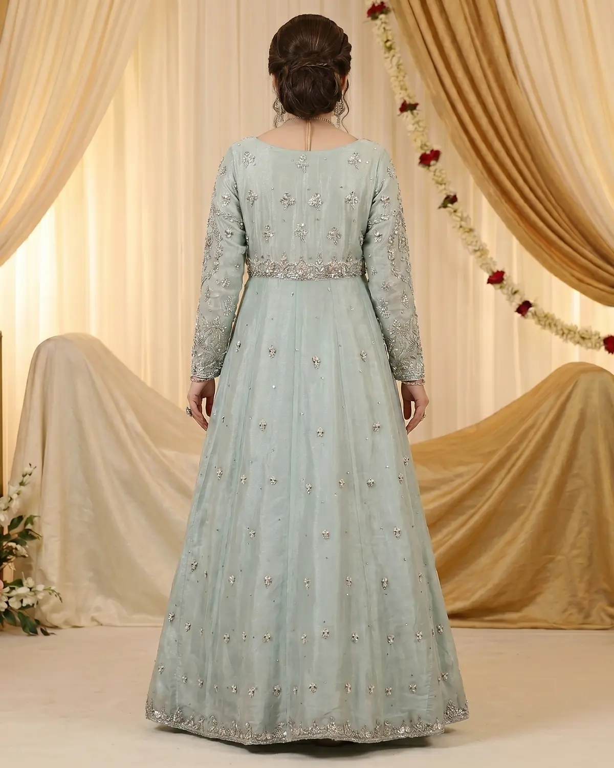 Mild Blue Sila Bridal Maxi - Image 3