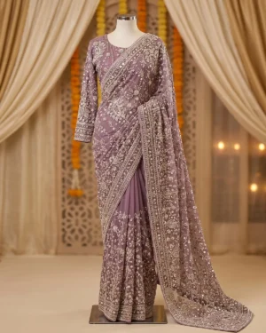 Purple Luxury Saree