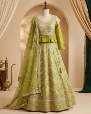 Royal Green Formal Lehenga Choli