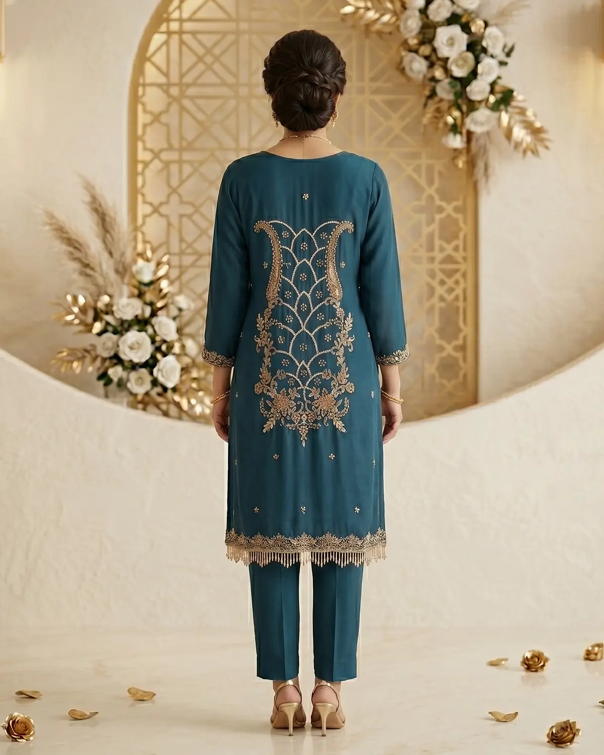 Zinc Tux Formal Shirt Trouser Suit - Image 3